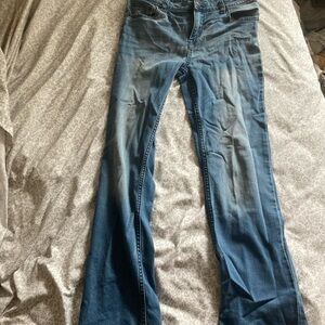 Blue Girl’s Bootcut Jeans